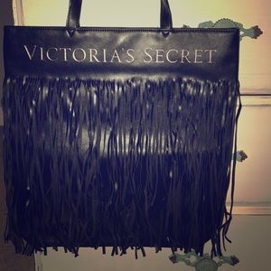 Victoria Secret tote with tassels